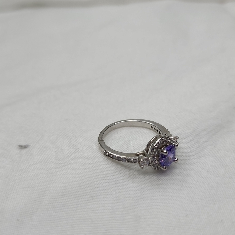 LAB CREATED ALEXANDRITE RING - Picture 8 of 10